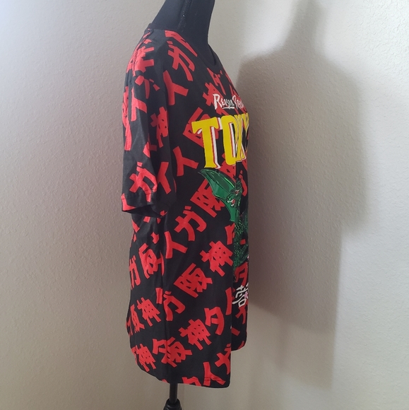 Just In: Mens Edgy Reason Brand Tokyo Dragon Tee - Picture 11 of 14